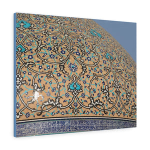 Printed in USA - Canvas Gallery Wraps - Sheikh Lotfallah Mosque cupola in Isfahan, Iran  - Islam
