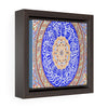 Square Framed Premium Canvas - Arabic calligraphy on dome of Selimiye Mosque - Islam