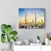 Printed in USA - Canvas Gallery Wraps - Masjid-e-Nabwi Mosque with beautiful sunset - UAE - Islam