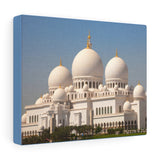 Printed in USA - Canvas Gallery Wraps - Sheikh Zayed Mosque - UAE - Capacity 122,000 - Islam religion - Abu Dhabi UAE