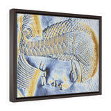 Horizontal Framed Premium Gallery Wrap Canvas - The Young Pharaoh closeup - Egypt - Ancient religions