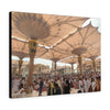 Printed in USA - Canvas Gallery Wraps - Muslim walk in Nabawi Mosque - KSA