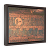 Horizontal Framed Premium Gallery Wrap Canvas -  Ancient  Egyptian Hieroglyphs - Egypt - Ancient religions