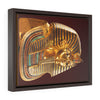 Horizontal Framed Premium Gallery Wrap Canvas -  Mask of Tutankhamen Mummy - Egypt - Ancient religions
