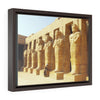 Horizontal Framed Premium Gallery Wrap Canvas -  View of Luxor Temple - Egypt - Ancient religions
