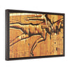 Horizontal Framed Premium Gallery Wrap Canvas - Luxor Temple section - Egypt - Ancient religions