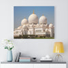 Printed in USA - Canvas Gallery Wraps - Sheikh Zayed Mosque - UAE - Capacity 122,000 - Islam religion - Abu Dhabi UAE