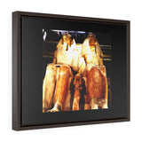 Horizontal Framed Premium Gallery Wrap Canvas -  The statue of Ramses II in Cairo  Egypt - Ancient religions