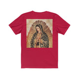 Unisex BELLA + CANVAS - Jersey Short Sleeve Tee - Celebracion en Basilica - Nuestra Señora de Guadalupe O Virgen of Guadalupe - Mexico - Catholicism