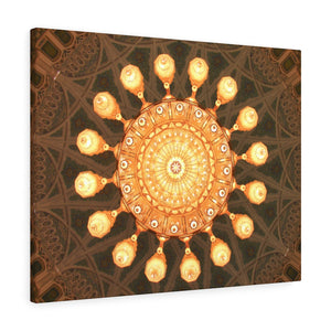 Printed in USA - Canvas Gallery Wraps - Sultan Qaboos Grand Mosque, Interior Dome  MUSCAT – OMAN - Islam