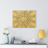 Printed in USA - Canvas Gallery Wraps - Islamic star on door - Islam