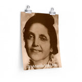 Quality Vertical  POSTER - US Made - Hindu Saint Ananda Mayi Ma - or bliss permeated Mother - Bring Blessings Home