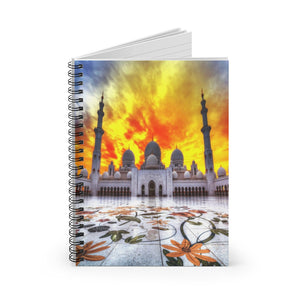 Spiral Notebook - US Print - Ruled Line - Awesome Holy Mosques of the World - Islam