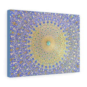 Printed in USA - Canvas Gallery Wraps - Esfahan Mosque inner dome, Iran -  Islam