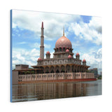 Printed in USA - Canvas Gallery Wraps - The floating mosque in Putrajaya Malaysia - Islam