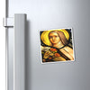 US Made - Magnets - for Christians to Remember our Saints and History -- Holy Nun on a church window