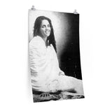 **Vertical POSTER ** Note: the image is blurry  - US Made - Hindu Saint Ananda Mayi Ma - or bliss permeated Mother - Bring Blessings Home
