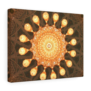 Printed in USA - Canvas Gallery Wraps - Sultan Qaboos Grand Mosque, Interior Dome  MUSCAT – OMAN - Islam