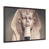 Horizontal Framed Premium Gallery Wrap Canvas - Great Sphinx of Tanis - 26 Century BC 9.6 tons - Louvre Museum - Paris - Ancient religions