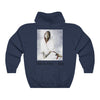 GILDAN 18500 - US Print - Unisex Heavy Blend Hooded Sweatshirt - Hindu Saint Ananda Mayi Ma - or bliss permeated Mother - All is His