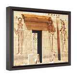 Horizontal Framed Premium Gallery Wrap Canvas - The Philae Temple - Egypt - Ancient religions
