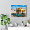 Printed in USA - Canvas Gallery Wraps - The Golden Temple in Amritsar, Punjab -  India - Sikhsm