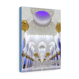 Printed in USA - Canvas Gallery Wraps - Sheikh Zayed Mosque interior - UAE - Capacity 122,000 - Islam religion - Abu Dhabi UAE