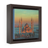 Square Framed Premium Canvas -   Blue mosque Istanbul, Turkey