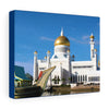 Printed in USA - Canvas Gallery Wraps - Sultan Omar Ali Saifudd - a royal Islamic mosque – Islam religion -  Bandar Seri Begawan capital of Brunei