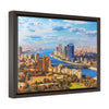 Horizontal Framed Premium Gallery Wrap Canvas - Egypt's 20M Capital Cairo - Home of Ancient Museums - Ancient religions