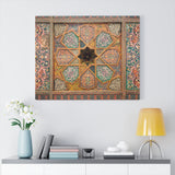 Printed in USA - Canvas Gallery Wraps - Wooden ceiling, oriental ornaments from Khiva, Uzbekistan