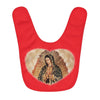 Fleece Baby Bib Rojo - Nuestra Señora de Guadalupe, también conocida como la Virgen de Guadalupe - Mexico - Catholicism