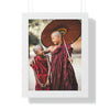 Buddhism - Framed Vertical Poster - Buddhist children novices - Thailand  - Print in USA