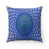 Faux Suede Square Pillow - Dome of the mosque from Isfahan, Iran