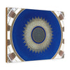 Printed in USA - Canvas Gallery Wraps - Blue cupola of an art nouveau church with golden parts