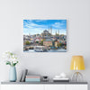 Printed in USA - Canvas Gallery Wraps - Istanbul the capital of Turkey - Blue Mosque - Islam