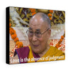 BUDDHISM - SMALL Canvas Gallery Wraps - Made in USA -  The Dalai Lama - Exiled from Tiben by the military invasion by China Printify