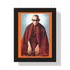 Buddhism - Framed Vertical Poster - Realized Buddhist Monk - Venerable Mahasi Sayadaw of Burma - Myanmar Printify