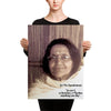 Canvas - Hindu Saint Ananda Mayi Ma - or Bliss permeated Mother - CV-MA-1005 IMAGES OF GOD