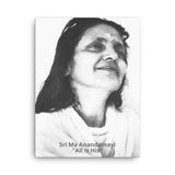 Canvas - Hindu Saint Ananda Mayi Ma - or Bliss permeated Mother - CV-MA-1012 IMAGES OF GOD