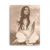 Canvas - Hindu Saint Ananda Mayi Ma - or Bliss permeated Mother - CV-MA-1018 IMAGES OF GOD