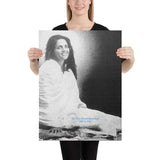 Canvas - Hindu Saint Ananda Mayi Ma - or Bliss permeated Mother - CV-MA-1023 IMAGES OF GOD