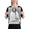 Canvas - Hindu Saint Ananda Mayi Ma - or Bliss permeated Mother - CV-MA-1025 IMAGES OF GOD