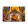 Canvas - The 14th Dalai Lama - Tenzin Gyatso - from Tibet, in exile in India - Tibetan Buddhism IMAGES OF GOD