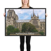 Enhanced Matte Paper Framed Poster (cm) - Paris Notre-Dame Cathedral - Christianity IMAGES OF GOD