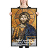 Enhanced Matte Paper Framed Poster (in) - Icon of Jesus Christ from the Cathedral of Hagia Sophia - Istanbul  - Christianity IMAGES OF GOD
