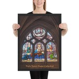 Enhanced Matte Paper Framed Poster (in) - Paris Notre-Dame Cathedral - Christianity IMAGES OF GOD