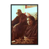 Enhanced Matte Paper Framed Poster (in) - Venerable Taungpulu Sayadaw - Theravada Buddhism IMAGES OF GOD