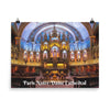 Enhanced Matte Paper Poster (in) - Paris Notre-Dame Cathedral - Christianity IMAGES OF GOD