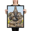 Framed Poster - Lord Ganesh  - Hinduism IMAGES OF GOD